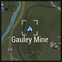 Gauley mine map location